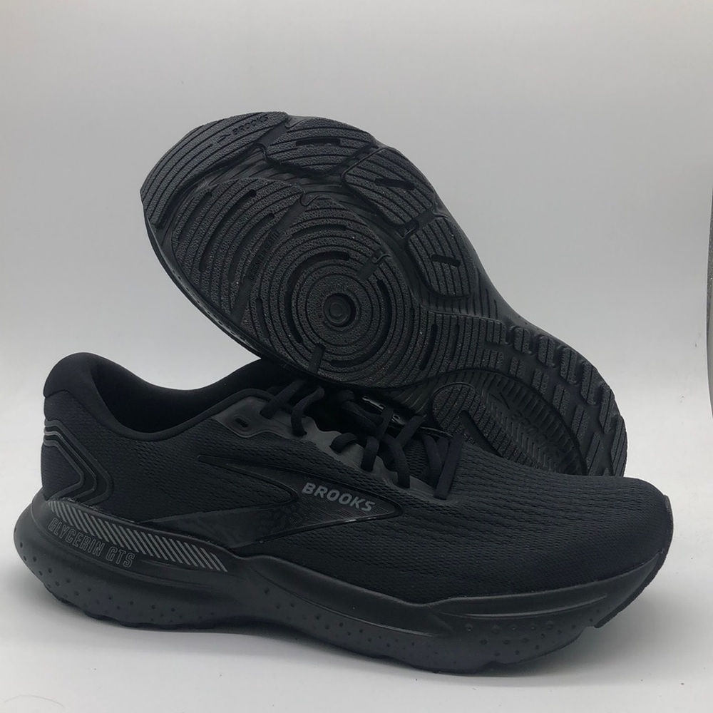 Mens Brooks Glycerin GTS 21 All Black 110420 1D 020 New in box without lid - Picture 1 of 6